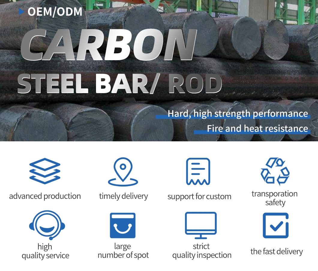 Factory Price Carbon Steel Square Bar Q235 Ms Steel Round Bar